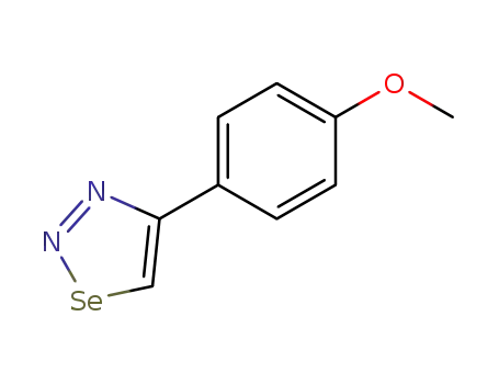 Molecular Structure of 27892-76-8 (1,2,3-Selenadiazole, 4-(4-methoxyphenyl)-)