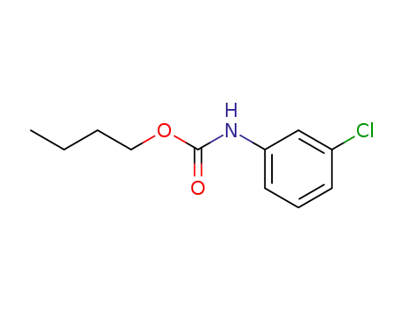 Molecular Structure of 2445-41-2 (Carbamic acid, (3-chlorophenyl)-, butyl ester)
