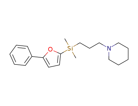 1-{3-[dimethyl(5-phenylfuran-2-yl)silyl]propyl}piperidine