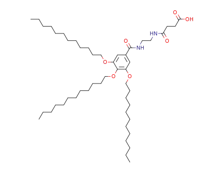 Molecular Structure of 1242558-91-3 (N-[2-(3,4,5-tridodecyclo-xybenzoylamino)ethyl]succinic acid)