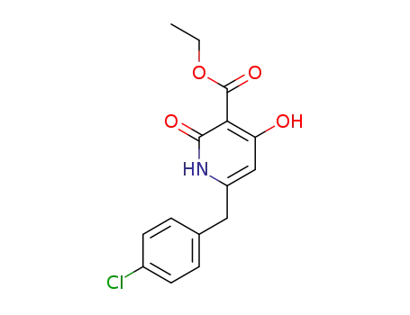 ethyl 6-(4-chlorobenzyl)-4-hydroxy-2-oxo-1,2-dihydropyridine-3-carboxylate