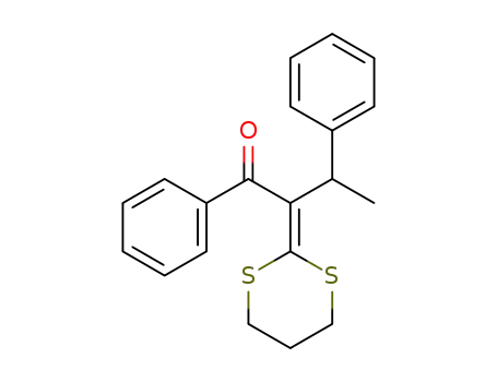 2-(1,3-dithian-2-ylidene)-1,3-diphenylbutan-1-one