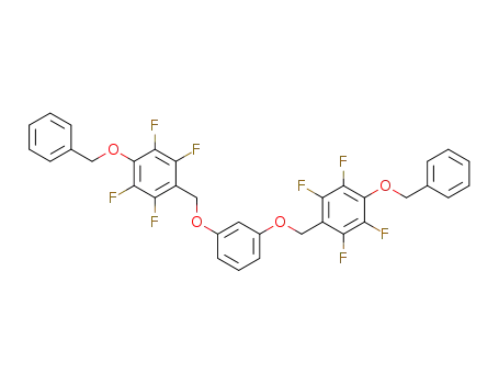 3,5-Bis[(4-(benzyloxy)2,3,5,6-tetrafluorophenyl)oxy]benzene