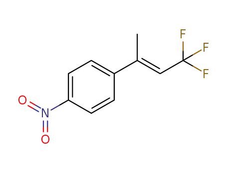 (E)-1-nitro-4-(4,4,4-trifluorobut-2-en-2-yl)benzene