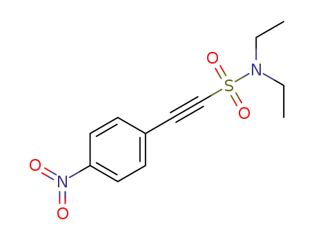 N,N-diethyl-2-(4-nitrophenyl)ethynesulfonamide