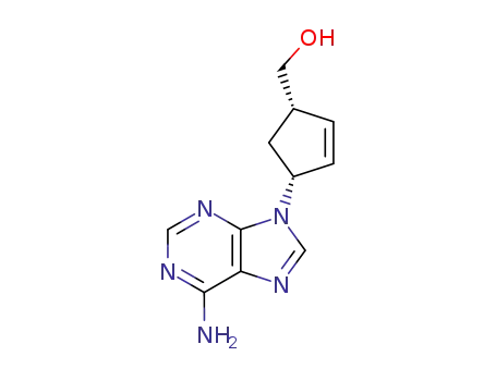 2-Cyclopentene-1-methanol, 4-(6-amino-9H-purin-9-yl)-, (1S,4R)-