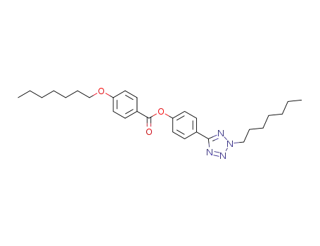 4-(2-heptyl-2H-tetrazol-5-yl)phenyl 4-heptyloxybenzoate