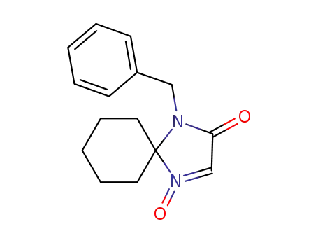 1-benzyl-4-oxy-1,4-diaza-spiro[4.5]dec-3-en-2-one