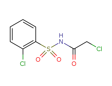 Molecular Structure of 1413930-45-6 (2-chloro-N-(chloroacetyl)benzenesulfonamide)