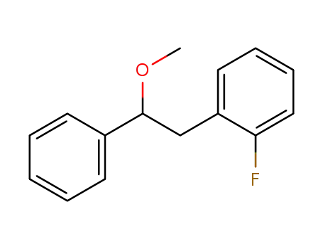 1-fluoro-2-(2-methoxy-2-phenylethyl)benzene