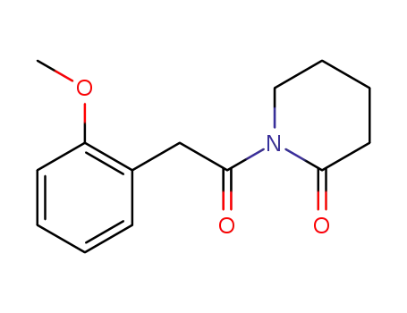1-[2-(2-methoxyphenyl)acetyl]piperidin-2-one