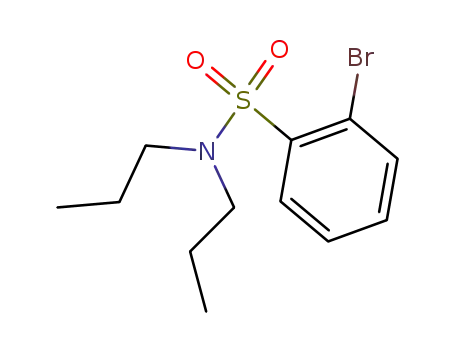 Molecular Structure of 65000-11-5 (2-Bromo-N,N-dipropylbenzenesulphonamide)