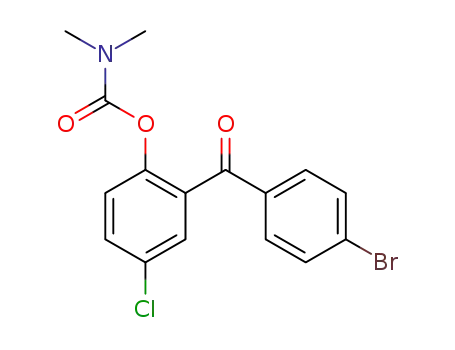 2-(4-bromobenzoyl)-4-chlorophenyl dimethylcarbamate