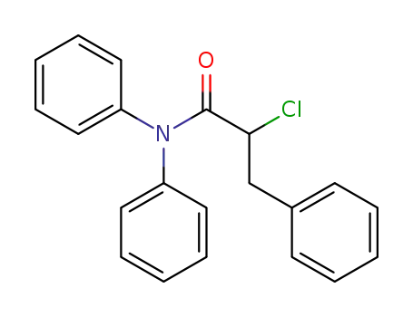 2-chloro-N,N,3-triphenylpropanamide