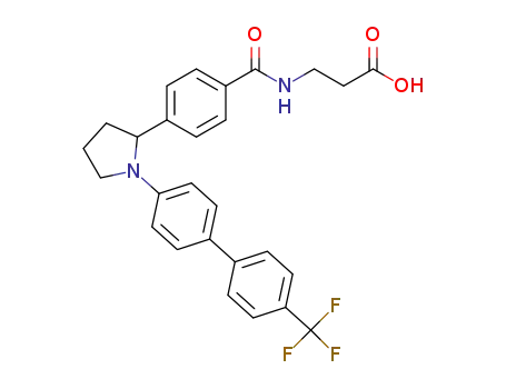 C<sub>27</sub>H<sub>25</sub>F<sub>3</sub>N<sub>2</sub>O<sub>3</sub>