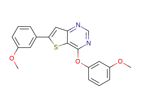 4-(3-methoxyphenoxy)-6-(3-methoxyphenyl)thieno[3,2-d]pyrimidine