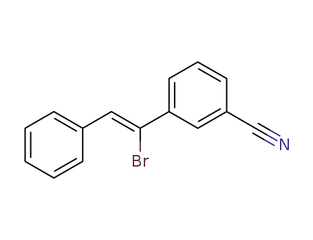 (Z)-3-(1-bromo-2-phenylvinyl)benzonitrile