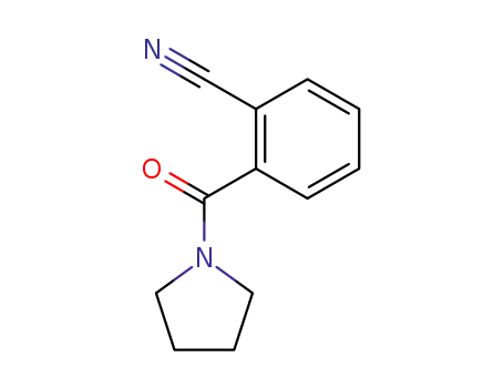 Molecular Structure of 918812-22-3 (Benzonitrile, 2-(1-pyrrolidinylcarbonyl)-)