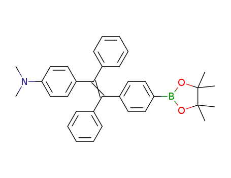 4-(1,2-diphenyl-2-(4-(4,4,5,5-tetramethyl-1,3,2-dioxaborolan-2-yl)phenyl)vinyl)-N,N-dimethylaniline