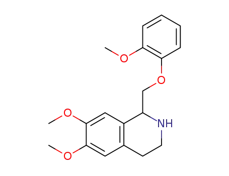 6,7-dimethoxy-1-((2-methoxyphenoxy)methyl)-1,2,3,4-tetrahydroisoquinoline