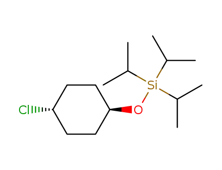 Molecular Structure of 1398124-72-5 (((trans-4-chlorocyclohexyl)oxy)triisopropylsilane)