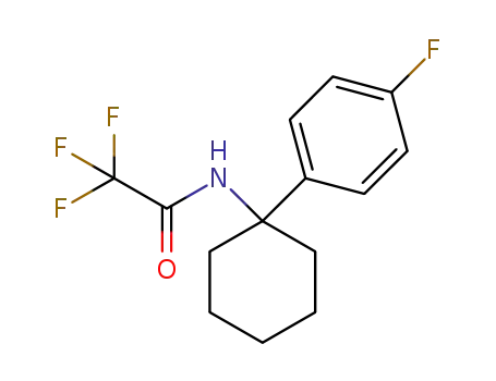 2,2,2-trifluoro-N-[1-(4-fluorophenyl)cyclohexyl]acetamide