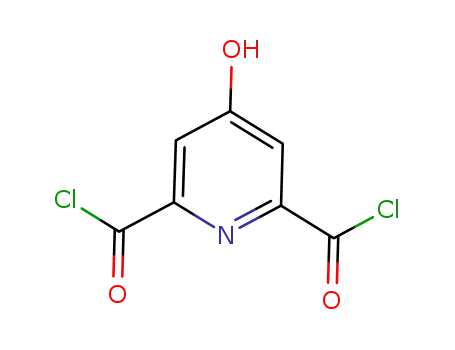 Molecular Structure of 184870-12-0 (2,6-Pyridinedicarbonyl dichloride, 1,4-dihydro-4-oxo-)