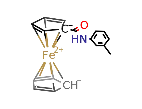 Molecular Structure of 220113-16-6 ((((3-methylphenyl)amino)carbonyl)ferrocene)