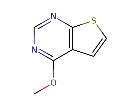 Molecular Structure of 14080-52-5 (4-methoxythieno[2,3-d]pyrimidine)