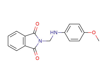 Molecular Structure of 7506-37-8 (2-{[(4-methoxyphenyl)amino]methyl}-1H-isoindole-1,3(2H)-dione)