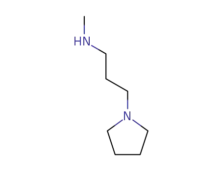 Molecular Structure of 99114-68-8 (N-Methyl-3-(1-pyrrolidinyl)-1-propanamine)