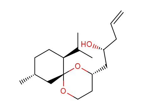 (R)-1-((2S,6S,7S,10R)-7-Isopropyl-10-methyl-1,5-dioxa-spiro[5.5]undec-2-yl)-pent-4-en-2-ol