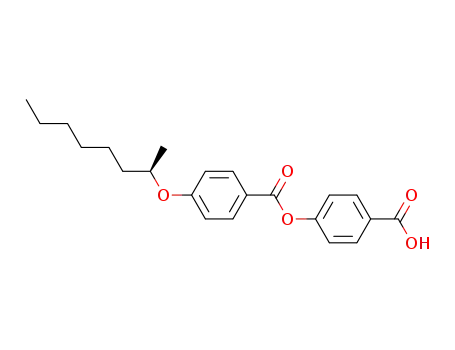 4-[(4-[(1R)-1-methylheptyl]oxybenzoyl)oxy]benzoic acid
