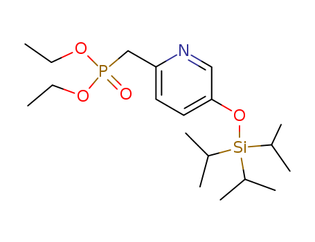 Diethyl ((5-((triisopropylsilyl) oxy) pyridin-2-yl)methyl) phosphonate(618386-06-4)