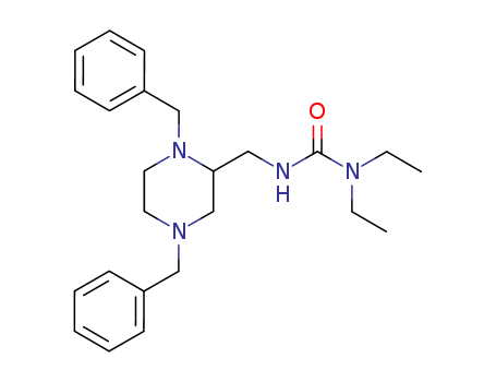 Urea, N'-[[1,4-bis(phenylmethyl)-2-piperazinyl]methyl]-N,N-diethyl-