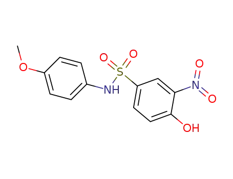 4-hydroxy-N-(4-methoxyphenyl)-3-nitrobenzenesulfonamide