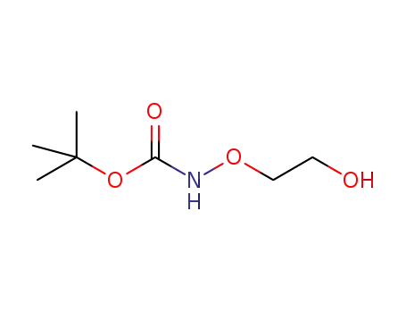 Molecular Structure of 609805-97-2 (Carbamic acid, (2-hydroxyethoxy)-, 1,1-dimethylethyl ester (9CI))