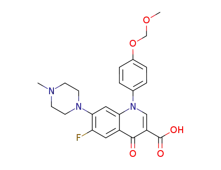 6-fluoro-1-(4-methoxymethoxy-phenyl)-7-(4-methyl-piperazin-1-yl)-4-oxo-1,4-dihydro-quinoline-3-carboxylic acid