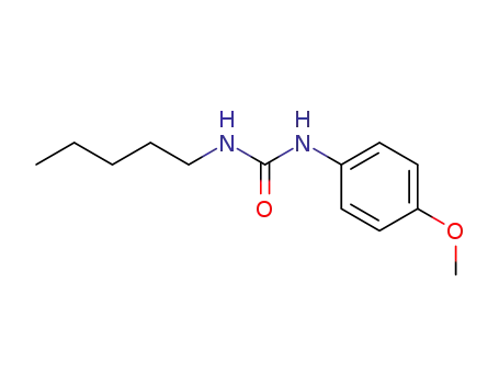 Molecular Structure of 91904-97-1 (1-(4-methoxyphenyl)-3-pentylurea)