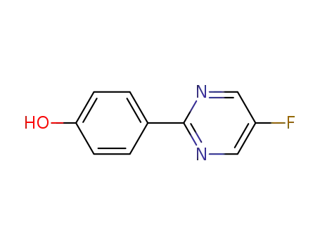 Molecular Structure of 160415-81-6 (4-(5-fluoropyrimidin-2-yl)phenol)
