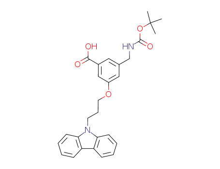 Benzoic acid,
3-[3-(9H-carbazol-9-yl)propoxy]-5-[[[(1,1-dimethylethoxy)carbonyl]amino
]methyl]-