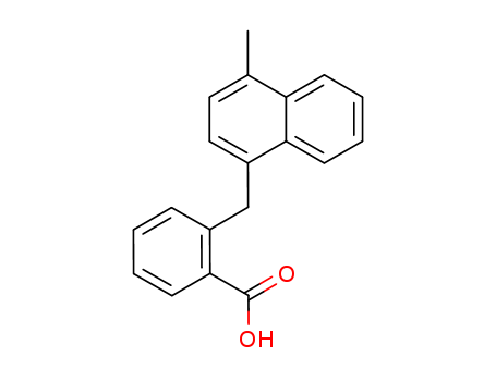 2-[(4-methylnaphthalen-1-yl)methyl]benzoic acid cas  7248-49-9
