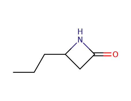 Molecular Structure of 22937-03-7 (4-Propyl-2-azetidinone)