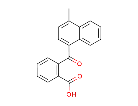 Molecular Structure of 35187-29-2 (2-[(4-methylnaphthalen-1-yl)carbonyl]benzoic acid)