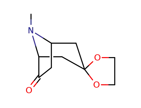 8-Methyl-6H-spiro[8-azabicyclo[3.2.1]octane-3,2'-[1,3]dioxolan]-6-one