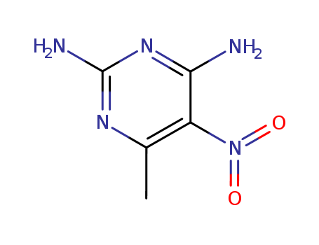 2,4-Pyrimidinediamine,6-methyl-5-nitro- cas  2829-59-6