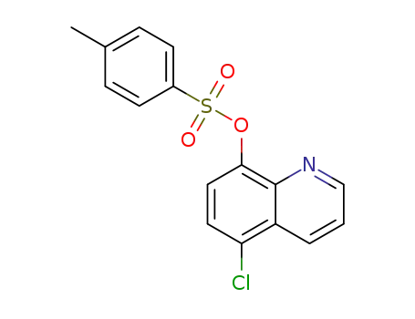 Molecular Structure of 1108187-77-4 (5-chloroquinolin-8-yl 4-methylbenzenesulfonate)