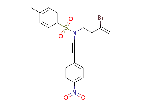 N-(3-bromobut-3-en-1-yl)-4-methyl-N-((4-nitrophenyl)ethynyl)benzenesulfonamide