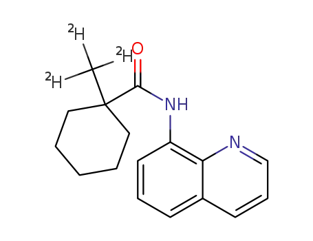 1-(methyl-d<SUB>3</SUB>)-N-(quinolin-8-yl)cyclohexanecarboxamide