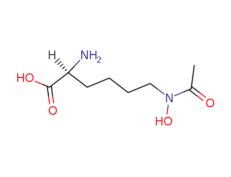 Molecular Structure of 88492-29-9 (N(6)-acetyl-N(6)-hydroxylysine)